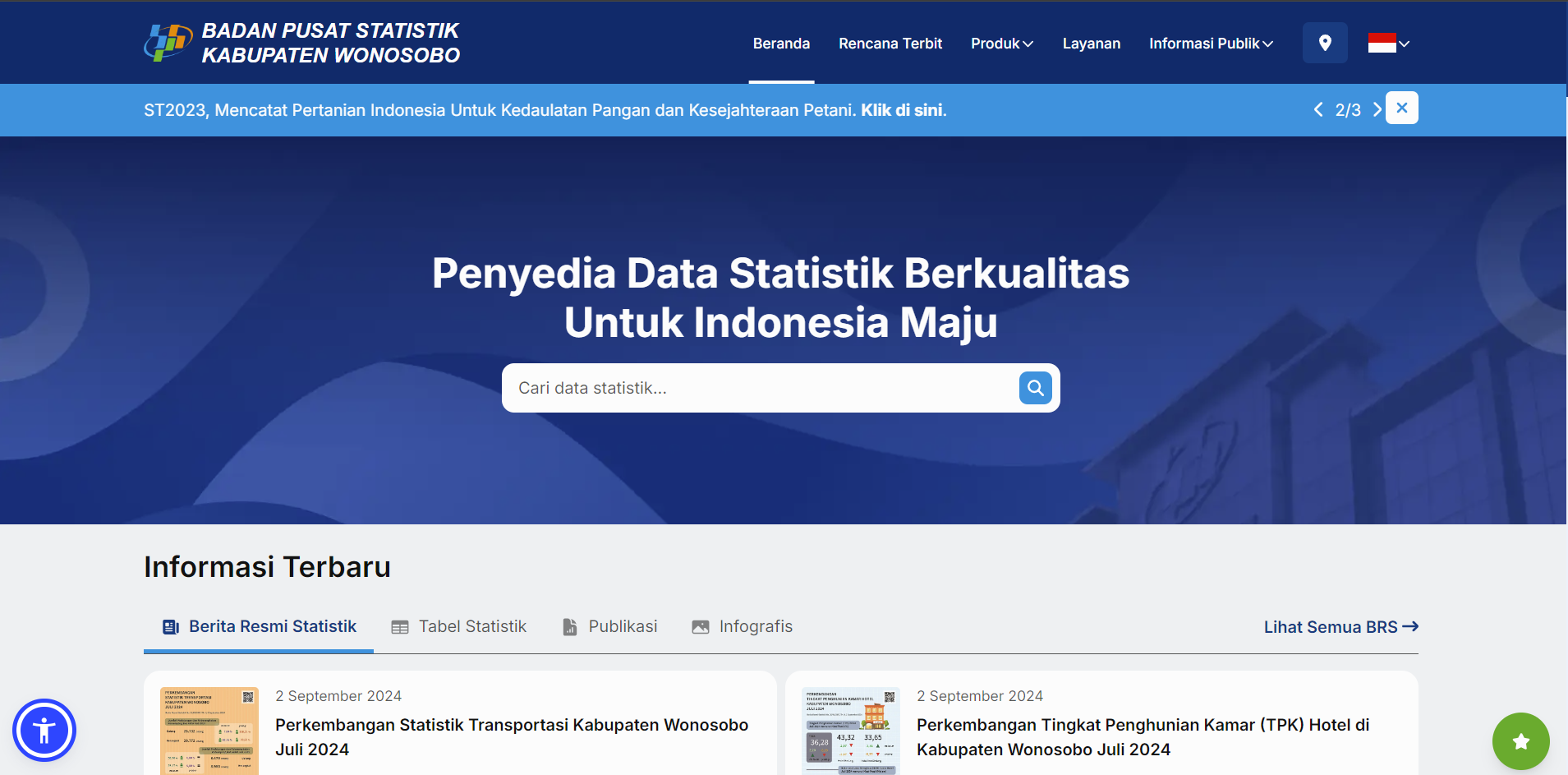 Badan Pusat Statistik Kabupaten Wonosobo